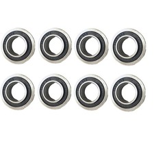 8 Pack Flanged Ball Bearings ID 3/4 x OD 1-3/8 Inch, Applicable Lawn Mower, W...