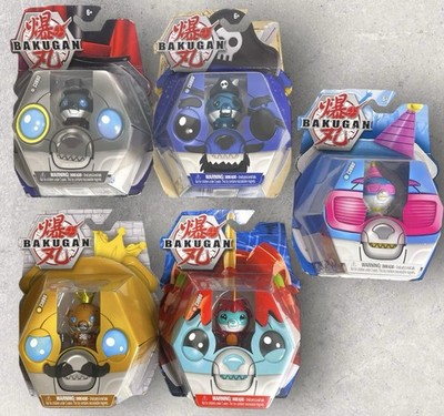 Bakugan Lot Of 5 Cubbo Crown King - Geogan Rising Spin Masters