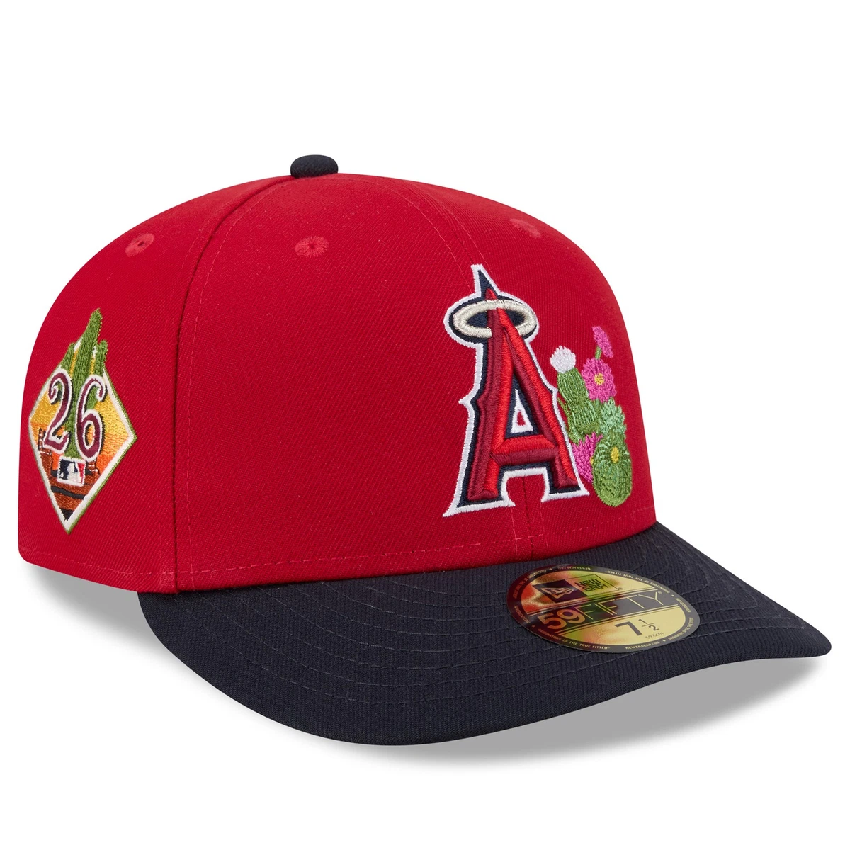 Red Los Angeles Angels MLB Fan Apparel & Souvenirs 7 3/8 Size for