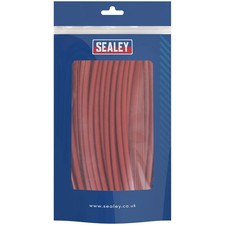 Sealey Heat Shrink Tubing 200mm 100pc - Red