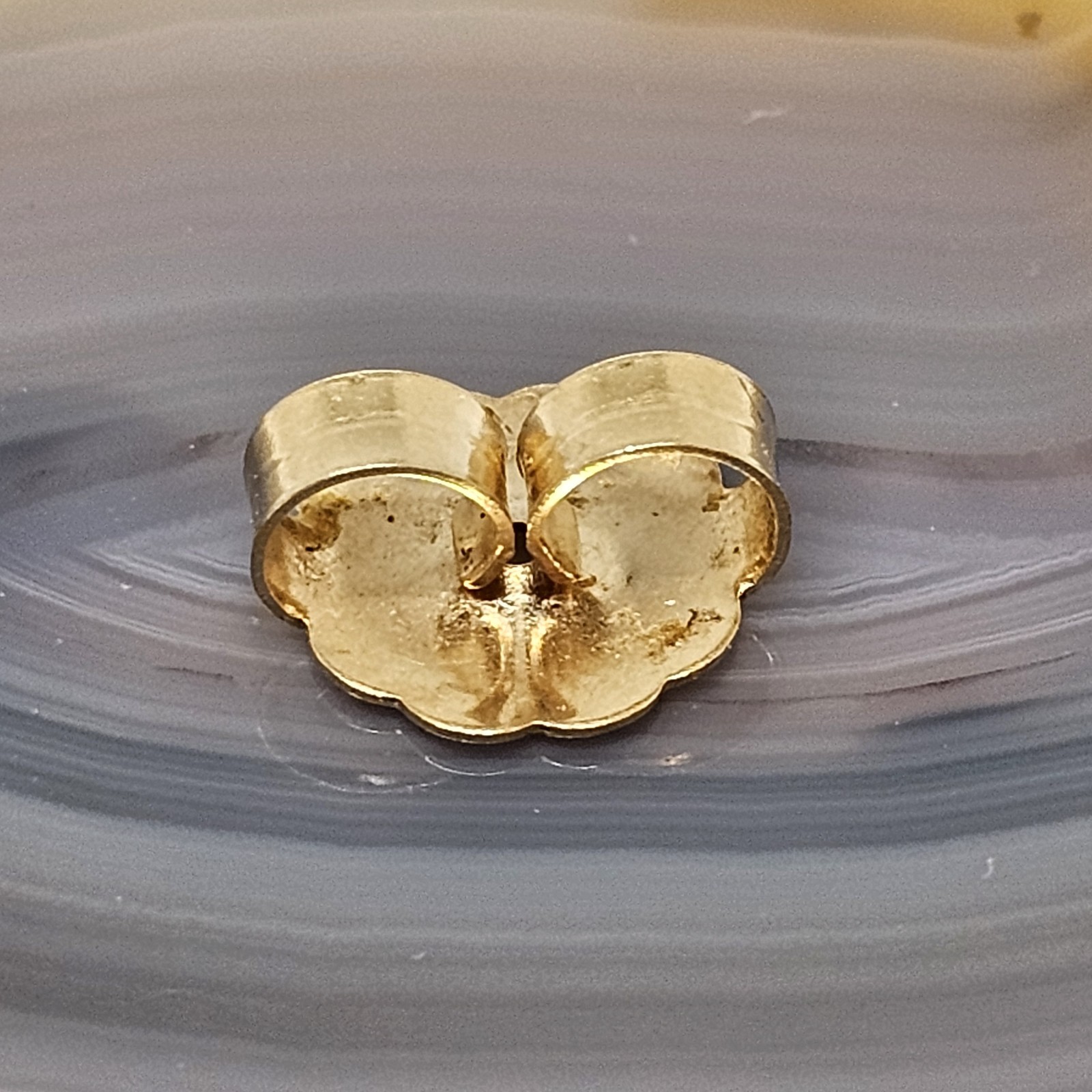 14K Solid Gold Replacement Butterfly Earring Back… - image 8