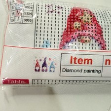 Gnome Diamond Painting DIY Art Kit Dwarf Diamond Art Canvas Stars 8x8 Inches New