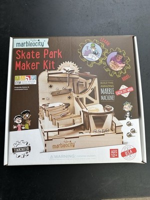 NIB Tinkineer Marbleocity Skate Park Maker Kit Stem Made In USA