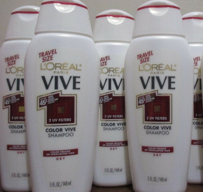Lot of 5 L' Oreal Vive Color Vive Shampoo Dry color Hair 5 oz