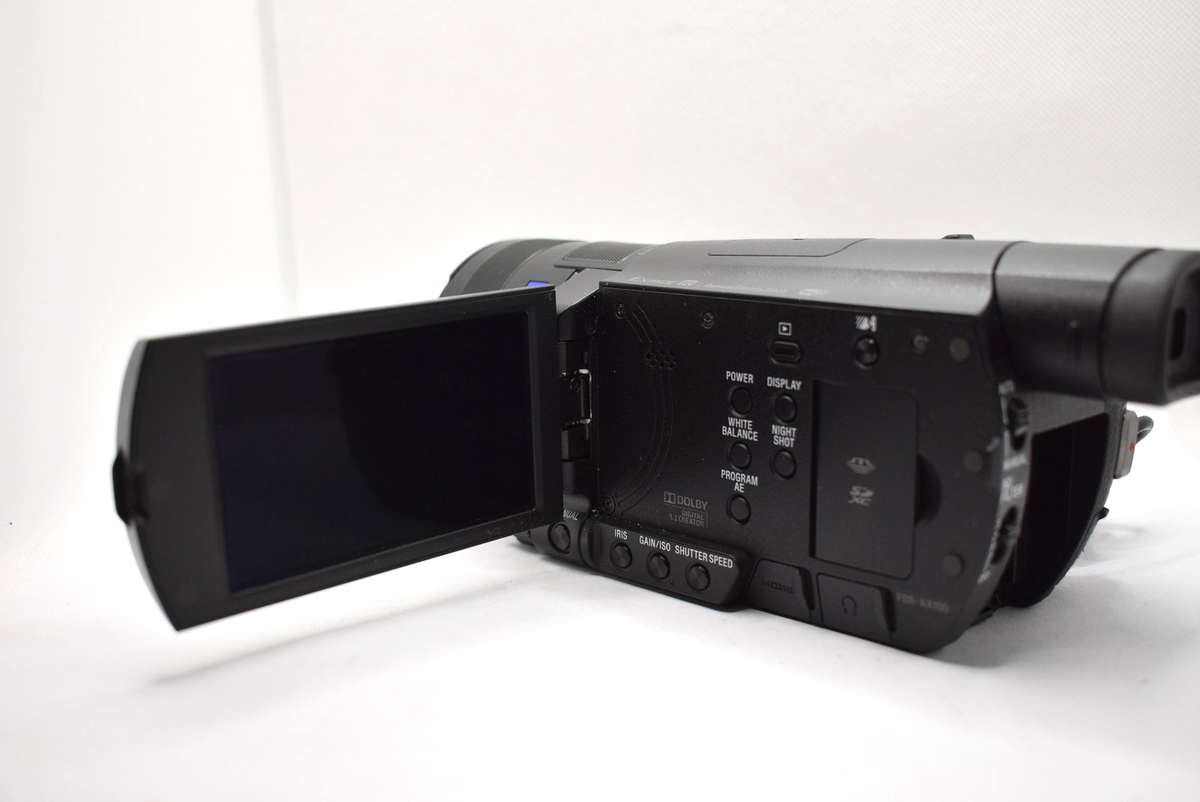Sony FDR-AX100 4K Camcorder - Black for sale online | eBay