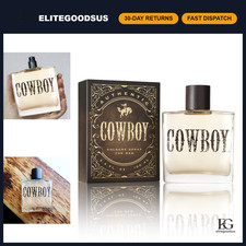 Rugged Cowboy Cologne for Men 3.4 fl oz - Long Lasting Woody Spicy Fragrance, Ea