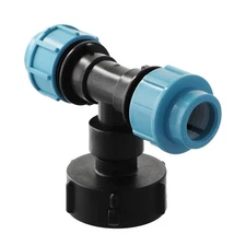 S60X6 Garden Coarse Thread IBC Tank Adapter Connector for 20/25/32mm PE fittings