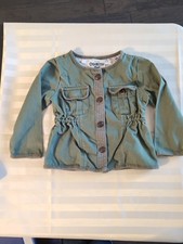 OshKosh B'Gosh Girls 2T Green Cinch Waist Jacket