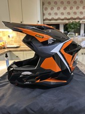 KTM 2024 Strycker MX Motocross Helmet - Size Large Matt Black Orange MX Enduro