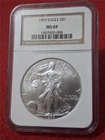 1999 American Silver Eagle Dollar ASE NGC MS 69                         #MF-2710