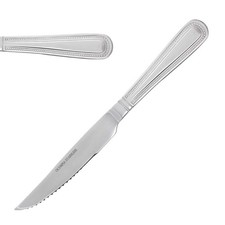 Olympia Bead Steak Knives (12 Pack) (225(L)mm | 8.85". Serrated Blade. Material: