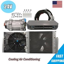 24v Underdash Air Conditioner Ac Kit For Car Truck Rv Van Cooling 12000btu