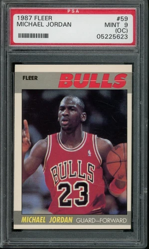 1987-88 Fleer Michael Jordan #59 PSA 9 OC