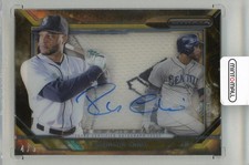 2015 Topps Strata Robinson Cano Patch Autograph Card 4/5 Seattle Mariners