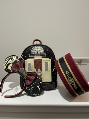 Disney Parks Loungefly Mini Rucksack Tower of Terror Aufzug Bellhop Stitch Neu mit Etikett