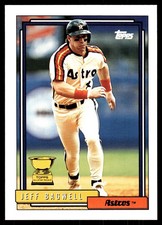 Jeff Bagwell 1992 Topps #520 Houston Astros MLB READ FREE SHIPPING AutographDen