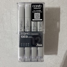 Genuine: Brand New Sealed .Too Copic Classic 12CG Colors Set