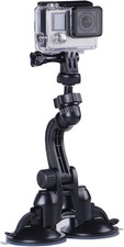 Double Suction Cup Mount, Car Mount Compatible for OSMO 360/Gopro Hero 13/12/11/