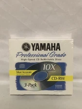 Yamaha Professional Grade High-speed CD Rewritable Disc-650 MB-74 Minutes 