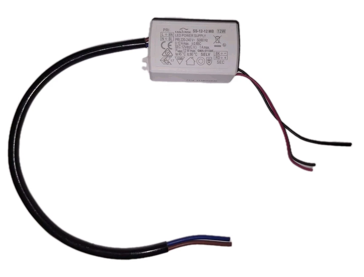 Alimentatore 12V 1.5A 18W Per Luci Da Lavoro LAP ARW1011 (769KF) &ndash; Ricambio