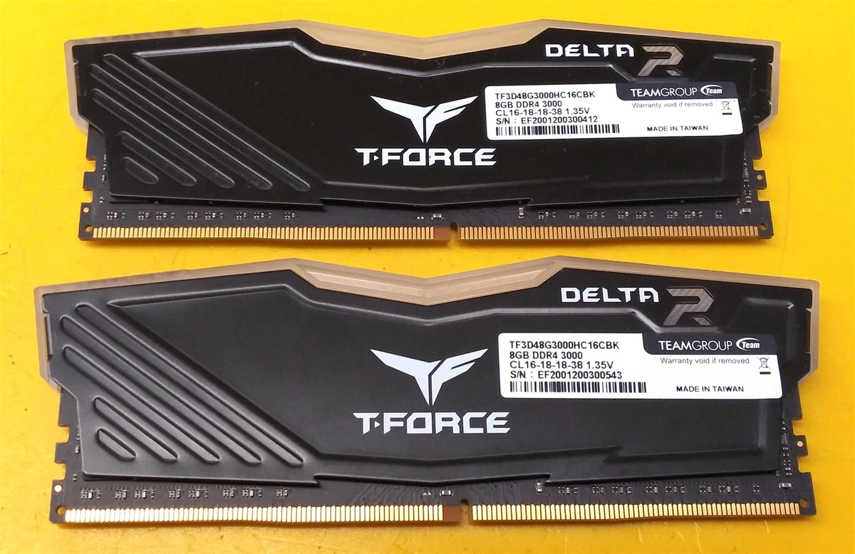 Team Group DDR4 SDRAM 8 GB Capacity per Module Memory (RAM) for Team Group DDR4 SDRAM 8 GB Capacity per Module Memory (RAM) for