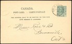 CANADA 1¢ ADMIRAL PSC OCT 1920 CRANE GATE VALVE P40 — photo 2