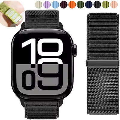 Sport Nylon Loop Armband für Apple Watch Series 11 10 9 8 7 6 5 4 Ultra 3 Ersatz