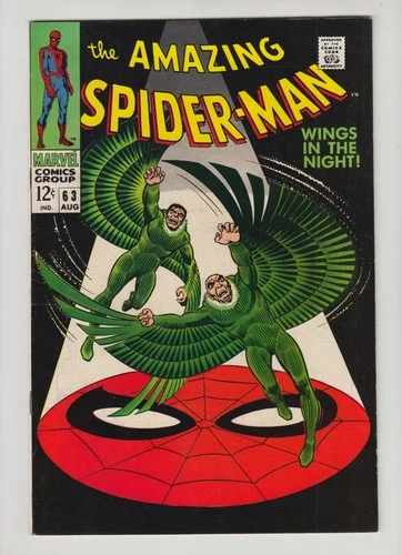 AMAZING SPIDER-MAN #63 VF- 7.5 MARVEL COMICS 1968