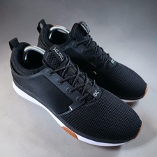 Kuru Atom Black White Running Walking Shoes Womens 11 / Mens 9.5 No Insoles