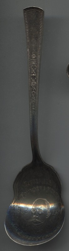 Detroit MI The Ernst Kern Company Vintage Silver Plated Spoon  See Scans