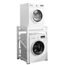 Washer Dryer Stacking Kit Height-Adjustable Tumble Dryer Stand Storage Rack