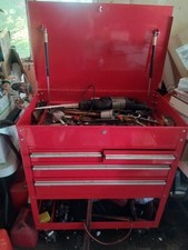 Roller Cart Tool Cabinet Storage Chest Box Red 4 Drawer Tools