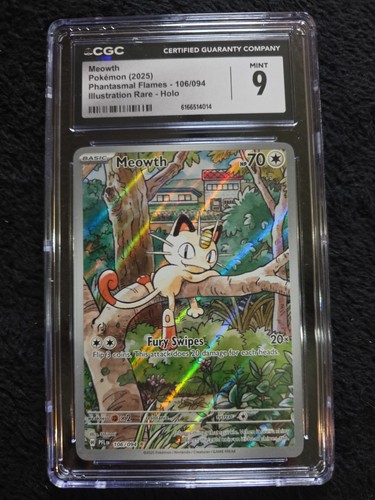 Meowth graded CGC 9 for sale on eBay