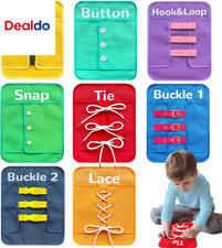 Toddlers Montessori Toys Busy-Board for 3 4 5 Year Boy Girl Gifts Sensory Basic-