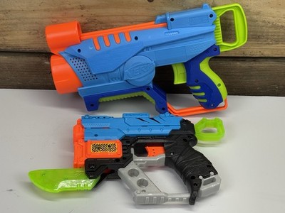 Lot of 2 Nerf Guns Elite Junior Explorer & Zuru X-Shot Dino Attack Extinct
