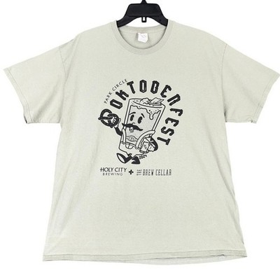 Holy City Brewing Brew Cellar Oktoberfest Graphic Shirt Size XL Charleston SC