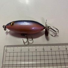 Bagley Rat Fink Old Lure Flashing Pearl Floater for Bass, Catfish Used