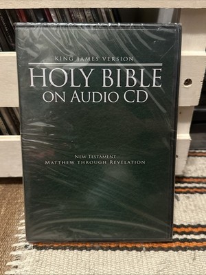 King James Version Holy Bible on Audio CD New Testament Braun Media MP3 ...