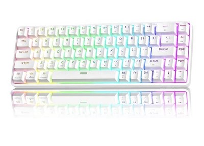 TMKB T68 Gaming Tastatur,60% Kabellos Mechanische RGB Tastatur mit Bluetooth