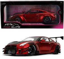 Pink Slips - 118 Nissan Gt-r R35 Diecast Car Candy Red New Toy Toy Car