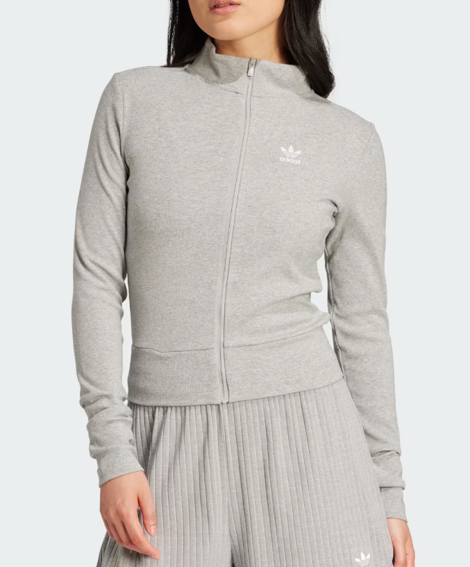 アディダス●レディース＜BULLS スウェットブルゾン＞M0917m adidas Originals Essential Rib Track Top Women's Sports Jacket