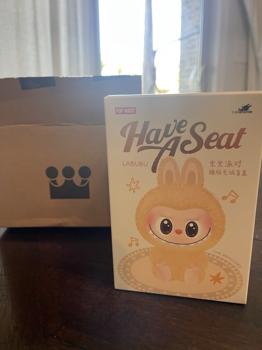 POP MART LABUBU The Monsters Plush Vinyl Have A Seat DADA