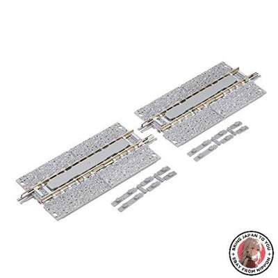 TomyTEC 971874 4 Gleise, gebogen, in Beton-Viaduktbettung, 45°, r, 16,90