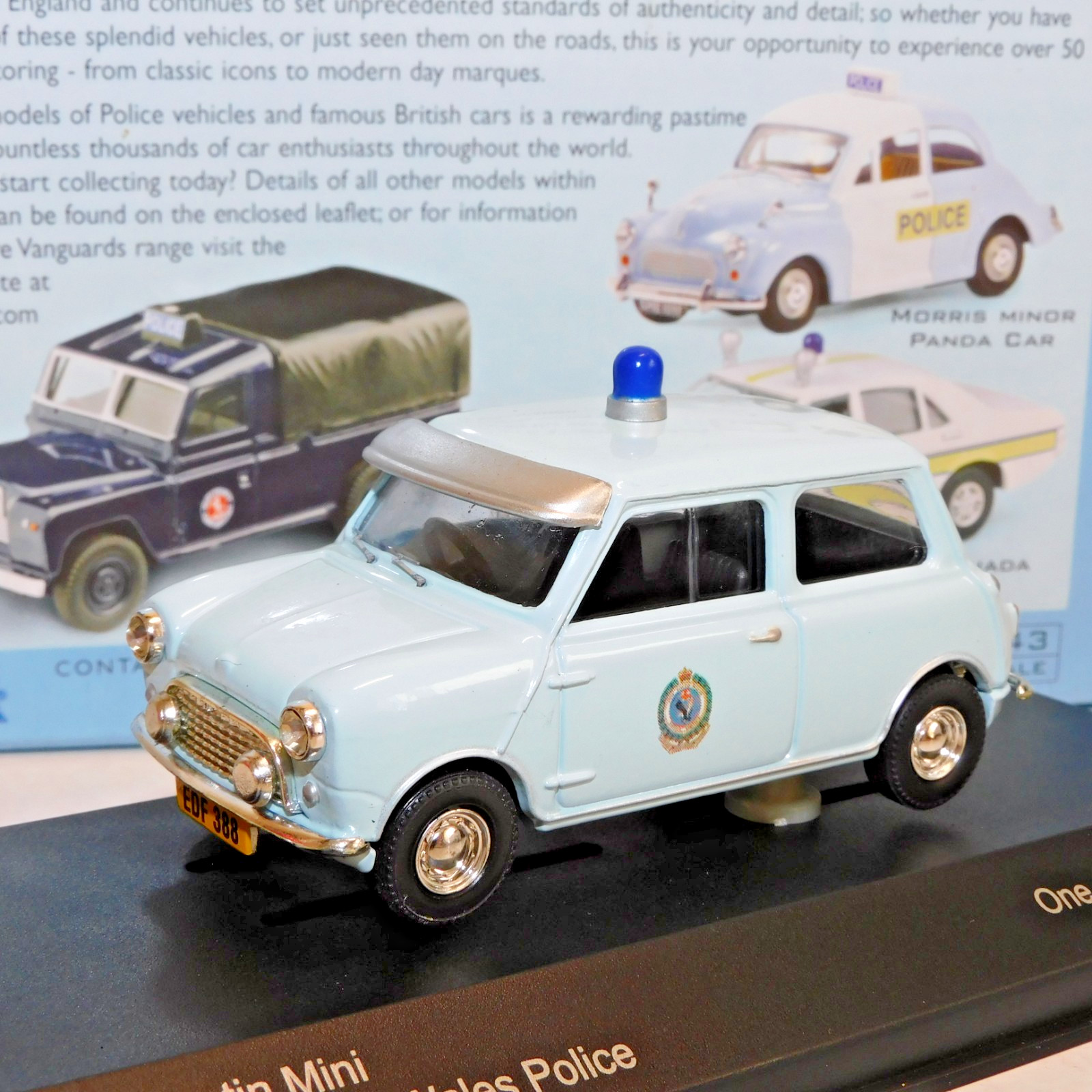VANGUARDS AUSTIN MINI NEW SOUTH WALES POLICE CAR 1/43 VA01310