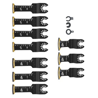 LABLT 10Pcs Professional Steel Oscillating Tool Blade 3 Types for Metal Cutting