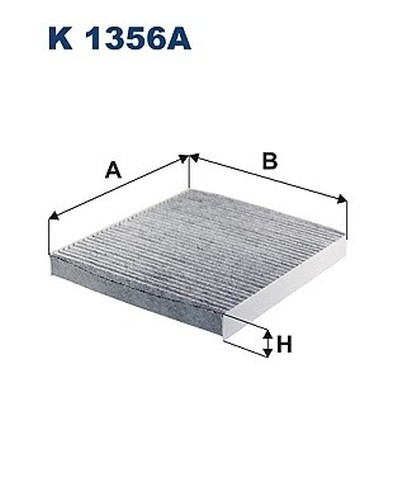 Filtron K 1356A Filter, Innenraumluft FüR Dodge, Jeep-image
