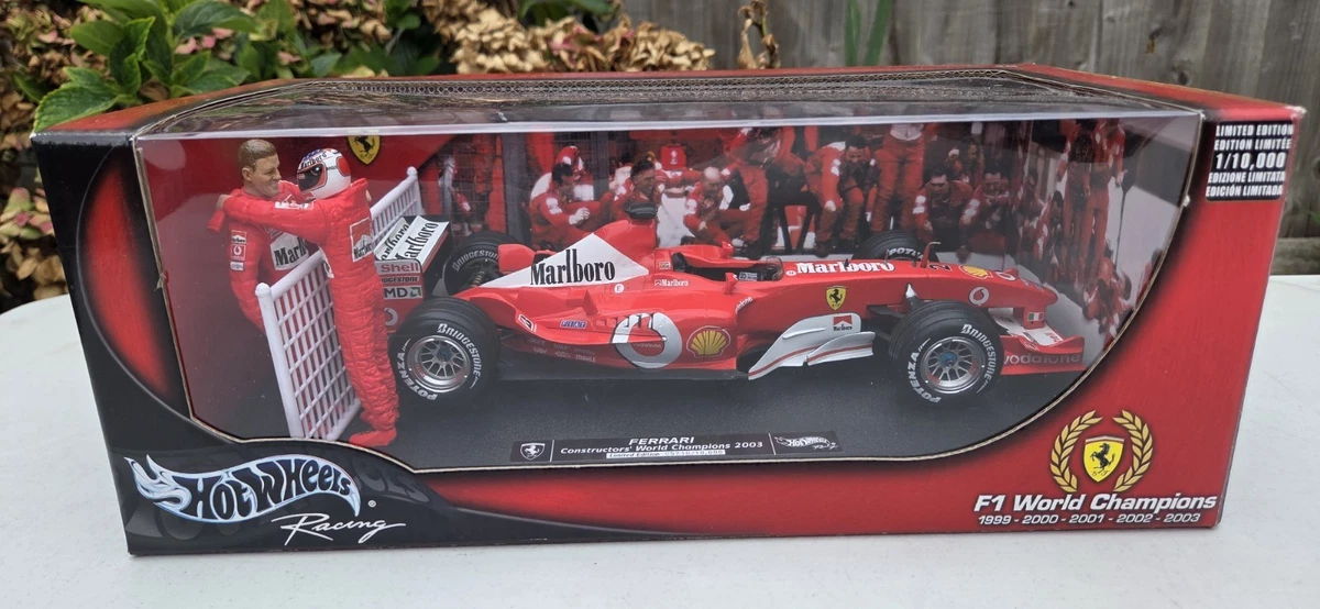 Hot Wheels Michael Schumacher 1:18 Scale Diecast Racing Cars