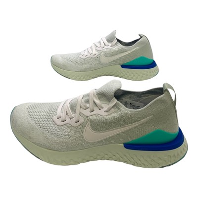Nike Epic React Flyknit 2 Running Shoe White Light/Aqua US Women's 10