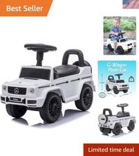 Mercedes G-Wagon Push Car for Kids   Safe Ride-On with Working Lights  Sounds