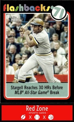 2020 Topps Heritage - #BF-13 Stargell Reaches 30 HRs Before AS Game NM.